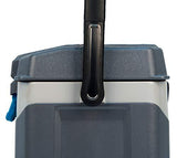 Igloo BMX 25 Quart Cooler with Cool Riser Technology, Fish Ruler, and Tie-Down Points – 11.29 Pounds – Carbonite Gray and Blue