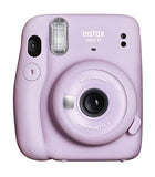 Fujifilm Instax Mini 11 Lilac Purple Instant Camera with Twin Pack Instant Film, Ritz Gear Frame Stickers and Ritz Gear Hanging Frames