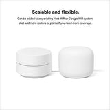 Google Nest Wifi –  AC2200 – Mesh WiFi System –  Wifi Router – 4400 Sq Ft Coverage – 2 pack