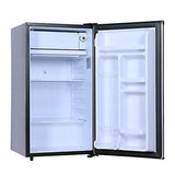 RCA RFR322-B RFR322 3.2 Cu Ft Single Door Mini Fridge with Freezer, Platinum, Stainless