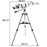 Gskyer Telescope, Telescopes for Adults, 600x90mm AZ Astronomical Refractor Telescope,Telescope for Kids,Telescopes for Adults Astronomy, German Technology Scope