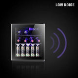 Antarctic Star Mini Fridge Cooler – 60 Can Beverage Refrigerator Glass Door for Beer Soda or Wine – Glass Door Small Drink Dispenser Machine Clear Front Removable for Home, Office or Bar, 1.6cu.ft