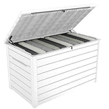 Keter XXL 230 Gallon Deck Storage Box Outdoor Patio Container ~ White
