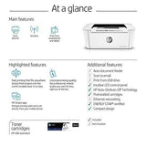 HP LaserJet Pro M15w Wireless Laser Printer, Works with Alexa (W2G51A)
