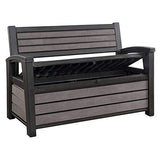 KETER Hudson Plastic Storage Bench Deck Box