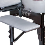 30" Montour Lx Massage Table Package with 3" Memory Foam,Dove Grey