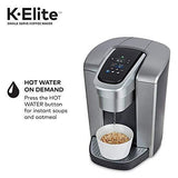 Keurig C K-Elite Maker, Single Serve K-Cup Pod Brewer, with Iced Coffee Capability, Extra Included, 75oz, Brushed Silver Plus Filter Bundle
