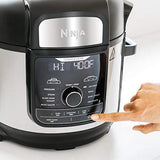 Ninja FD401 Foodi 8-Quart 9-in-1 Deluxe XL Pressure Cooker, Broil, Dehydrate, Slow Cook, Air Fryer, and More, with a Stainless Finish