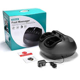 Nekteck Foot Massager Machine with Heat, Shiatsu Foot Massager with Handle Design, 6 Mode with Kneading Rolling, Air Compression and Built-in Heat Function,Relax for Home or Office Use,Fit to Size 12