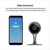 Google Nest Cam Indoor – Wired Indoor Camera for Home Security – Control with Your Phone and Get Mobile Alerts – Surveillance Camera with 24/7 Live Video and Night Vision