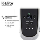 Keurig K-Elite Coffee Maker, Single Serve K-Cup Pod Coffee Brewer, With Iced Coffee Capability, Brushed Slate