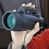 Gosky Titan 12X50 High Power Prism Monocular and Quick Smartphone Holder – Waterproof Fog- Proof Shockproof Scope -BAK4 Prism FMC for Bird Watching Hunting Camping Travelling Wildlife Secenery
