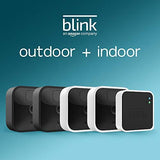 All-new Blink Outdoor and Indoor – wireless, HD security cameras with two-year battery life and motion detection – 4 camera kit