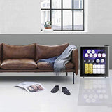 Antarctic Star Mini Fridge Cooler – 60 Can Beverage Refrigerator Glass Door for Beer Soda or Wine – Glass Door Small Drink Dispenser Machine Clear Front Removable for Home, Office or Bar, 1.6cu.ft