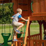 Skyfort II Wooden Swing Set 16