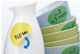 Removable labels A4, Ø 20 mm, white, Movables® technology (4386)