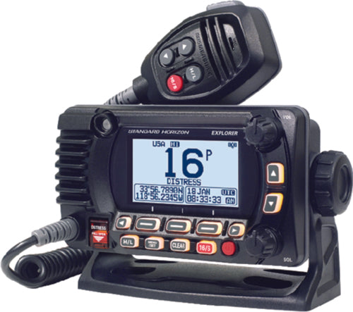 Standard Horizon – Vhf 25w Gps Black Fixed Mount – GX1800GB