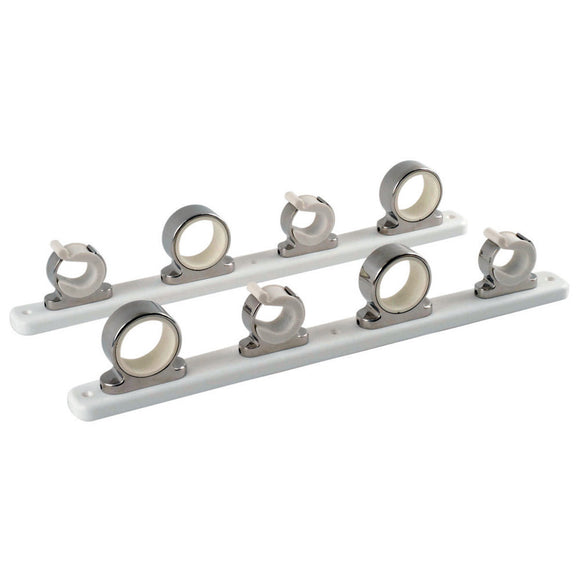 TACO 4-Rod Hanger w/Poly Rack – Polished Stainless Steel – F16-2752-1