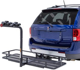 BCCB-1169-4 Steel Basket Cargo Carrier with Bike Rack, Fits 4 Bikes