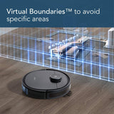 DEEBOT OZMO 950 2-in-1 Robot Vacuum Cleaner & Mop with Smart Navi 3.0 Technology, Up to 3 Hours of Runtime, Multi-Floor Mapping, 3 Levels of Suction Power, Hard Floors & Carpets, and Pet Hair