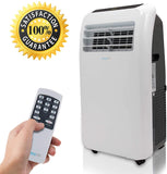 10,000 BTU Portable Air Conditioner + 9,000 BTU Heater, 4-in-1 AC Unit with Built-in Dehumidifier, Fan Modes, Remote Control, Complete Window Exhaust Kit for Rooms Up to 350 Sq. Ft