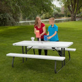 Lifetime 6-Foot Classic Folding Picnic Table 266