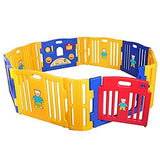 Baby Playpen Kids 8+4 Panel Safety Play Center Yard Home Indoor Outdoor New Pen