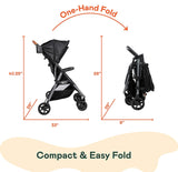 The Twin+ Luxe ( XL2) – Best Double Stroller – Everyday Twin Stroller with Umbrella – UPF 50+ – Tandem Capable