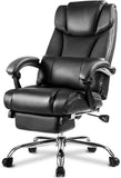 170 Degree Reclining Ergonomic Office Chair,djustable High Back Gaming Chair with Footrest Remover Lumbar Support Computer Executive Leather Chair Heavy Duty