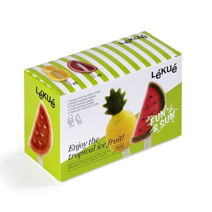 Tropical Fruit Ice Cream Mold Set (4 Pc)