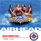 Sportsstuff Big Bertha | 1-4 Rider Towable Tube for Boating
