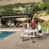 Lifetime 44-Inch Round Picnic Table 300
