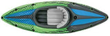 Challenger K1 Kayak, 1-Person Inflatable Kayak Set with Aluminum Oars and High Output Air Pump