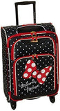 American Tourister Disney Softside Luggage with Spinner Wheels, Minnie Mouse Red Bow, Carry-On 21-Inch