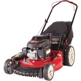 Troy-Bilt 21 in. 160 cc Honda Gas Walk Behind Push Mower with High Rear Wheels and 3-in-1 Cutting TriAction Cutting System