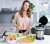 Vinci Hands-Free Electric Citrus Juicer 1-Button Easy Press Lemon Lime Orange Grapefruit Juice Squeezer Easy to Clean Juicer Machine, Black/Stainless Steel