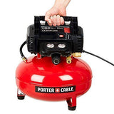 PORTER-CABLE Air Compressor, 6-Gallon, Pancake, Oil-Free (C2002)