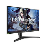 LG 27GL850-B 27 Inch Ultragear QHD Nano IPS 1ms NVIDIA G-Sync Compatible Gaming Monitor, Black