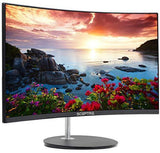 Sceptre Curved 27′′ 75Hz LED Monitor HDMI VGA Build-In Speakers, EDGE-LESS Metal Black 2019 (C275W-1920RN)
