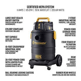 Vacmaster Pro 8 gallon Certified Hepa Filtration Wet/Dry Vac