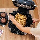 Ninja Foodi AG301 5-in-1 Indoor Electric Countertop Grill with 4-Quart Air Fryer, Roast, Bake, Dehydrate, and Cyclonic Grilling Technology