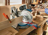 BOSCH Power Tools GCM12SD – 15 Amp 12 Inch Corded Dual-Bevel Sliding Glide Miter Saw with 60 Tooth Saw Blade , Blue