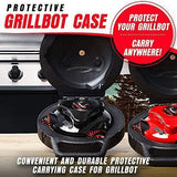 Grillbot Automatic Grill Cleaning Robot with Nylon Brushes and Carrying Case – BBQ Grill Cleaner – Grill Brush – Grill Scraper – BBQ Accessories (Red)