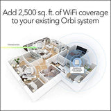 NETGEAR Orbi Whole Home Tri-band Mesh WiFi 6 Add-on Satellite (RBS850) – Works with Your Orbi WiFi 6 System Adds up to 2,500 sq. ft. Coverage AX6000 (Up to 6Gbps)