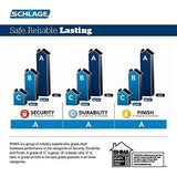 Schlage BE469ZP CAM 716 Schlage Connect Smart Deadbolt With Alarm Inbuilt Camelot Trim In Aged Bronze