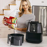 Ninja AF101 Air Fryer, 4 Qt, Black/gray