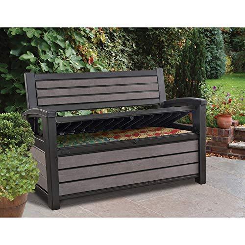 KETER Hudson Plastic Storage Bench Deck Box