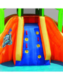 Banzai Twin Falls Lagoon Inflatable Water Slide with Climbing Wall and 2 Cannons 91