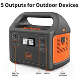Jackery Portable Power Station Explorer 160, 167Wh Lithium Battery Solar Generator (Solar Panel Optional) Backup Power Supply with 110V/100W(Peak 150W) AC Outlet for Outdoors Camping Fishing Emergency