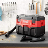 MILWAUKEE’S 0880-20 18-Volt Cordless Wet/Dry Vacuum, Red